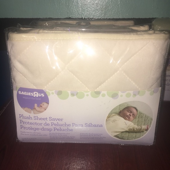 babies r us other babies r us plush sheet saver nwt poshmark babies r us sheet saver